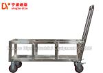 Large Load Bearing Lean Trolley , Stainless Steel Trolley With Brake
