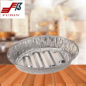 Quality 475x335mm Oval Foil Trays Alloy 8011 Tin Foil Serving Trays wholesale