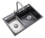 Nanometer Stainless Kitchen Sinks 1mm Thick Commercial Hand Sink Single Bowl