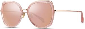Quality Plastic Cat Eye Frames Women Parim Polorised Sunglasses Pink wholesale