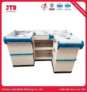 Quality ODM Grocery Store Checkout Counter 600mm 2000mm White wholesale