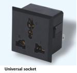 Universal Socket UPS Accessories Europe Plug English Standard / American