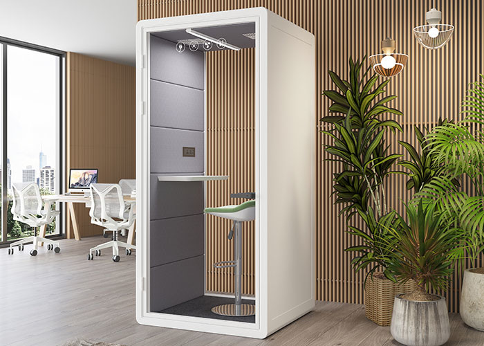 Aviation Aluminum Office Phone Pods Indoor Rest Room Phone Booth Made In China Soundproof Office Product