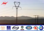 36M High Tension 8mm Thickness Steel Tubular Power Pole For Electricity