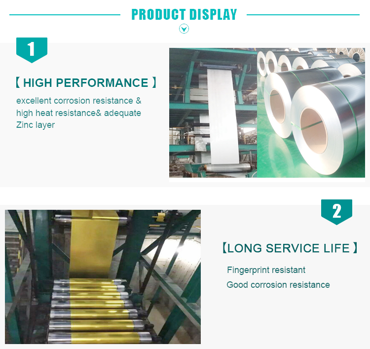 Hot Dipped Galvalume Steel Coil GI GL Steel Sheet In Coils