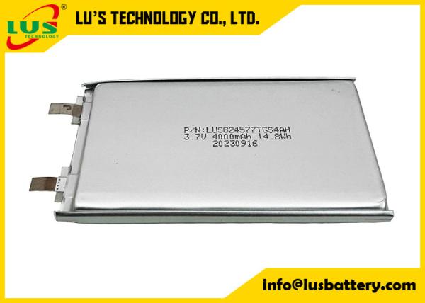 3.7V Li Polymer Battery 4000mAh Li-ion battery 3.6V battery LP824577 lipo