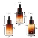Essential Oil Glass Dropper Bottles Custom Painting 30ml Empty Skin Care