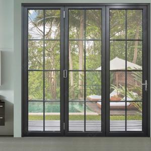 Quality Soundproof 3000mm 1.7mm Aluminium Bifold Doors wholesale