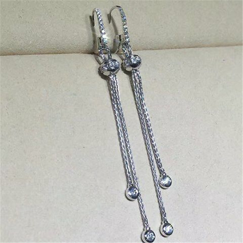 Luxury jewe factory earrings gold diamond 18k gold white gold yellow gold rose gold diamond earrings
