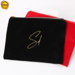 Custom Logo Makeup Travel Red Zipper Packaging Bag For Cosmetic
