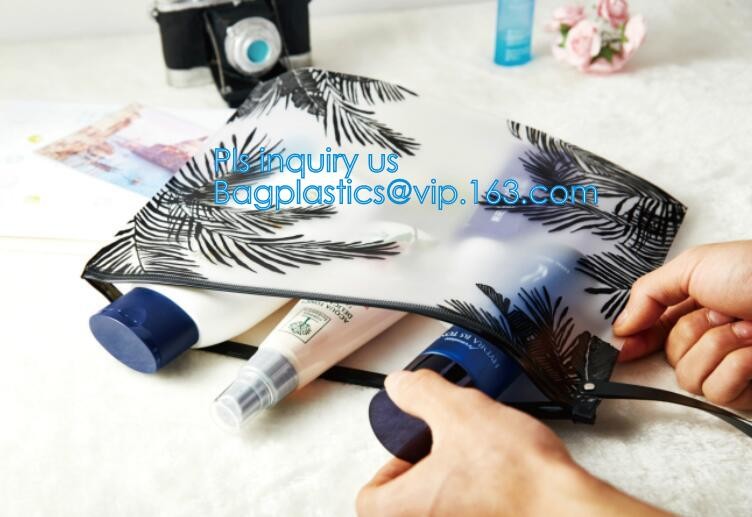 underwear packing slider zipper bags with hanger, Cosmetic k clear bubble bags, Manufacturer Clear Vinyl Slider Ba