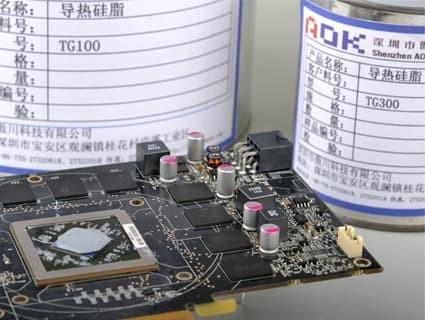 Odorless White Heatsink Thermal Paste , Nontoxic Thermal Conductive Silicone