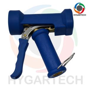 Quality Brass Industrial Washdown Blue Washing Gun Polymer House For Hot Water Use Cleaning Kitchen wholesale
