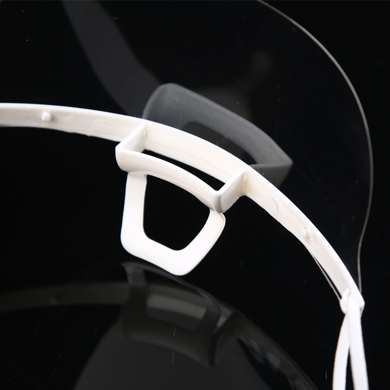 Food Processing 14*5.5CM Transparent Plastic Mouth Mask