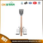 outdoor wooden fitness equipment leg exercise machine