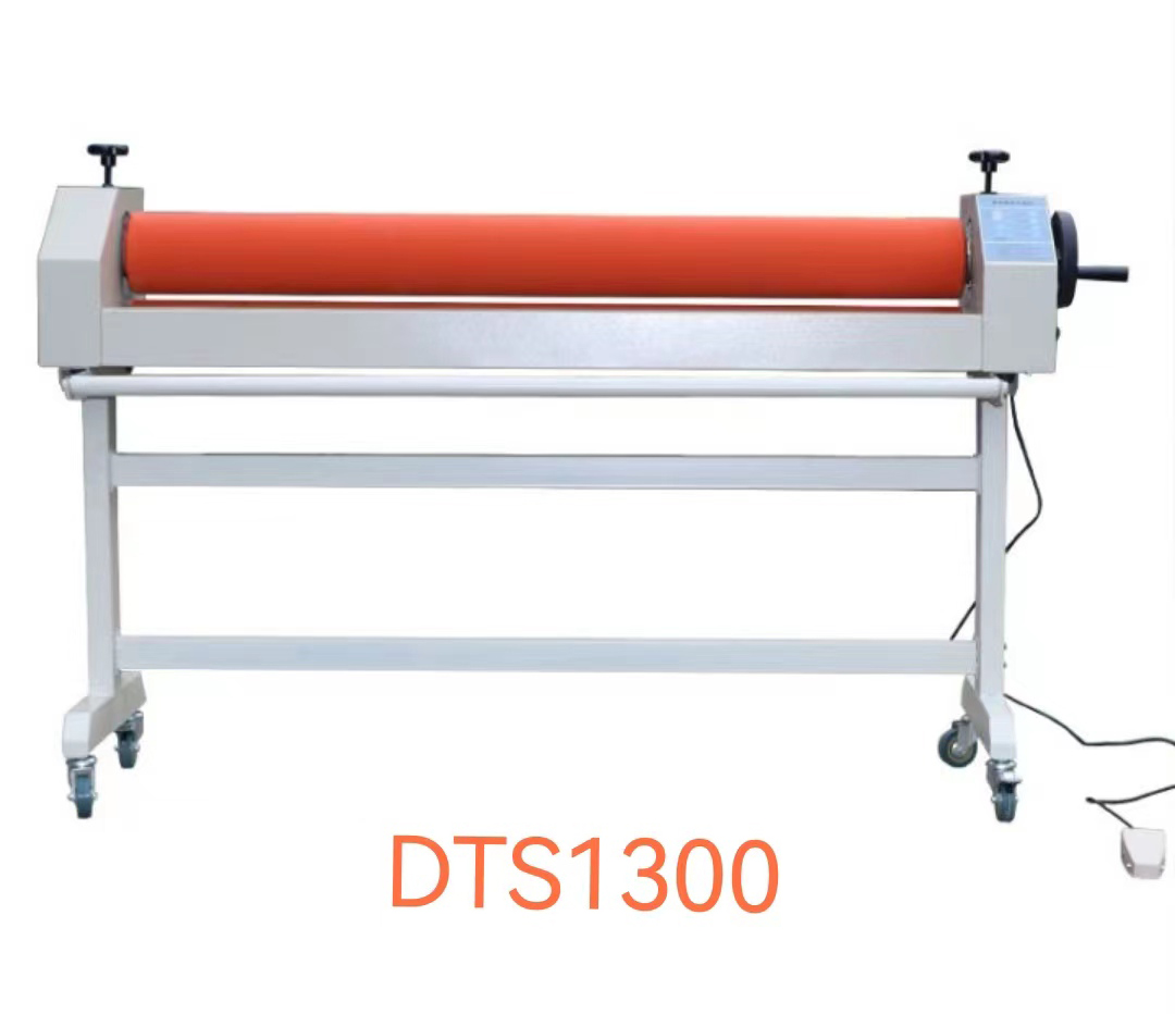Electric Cold Roll Laminator 51inch with Foot Pedal Control and 130mm Roller Diameter