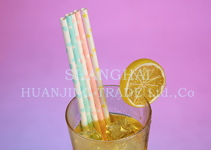 Customized Design Biodegradable Paper Drinking Straws Earth Friendly BPA Free