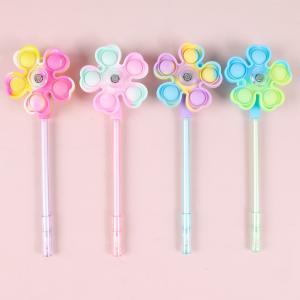 Quality Unique Windmill Design Gel Pen 0.5mm Plastic Students Gift Pen wholesale