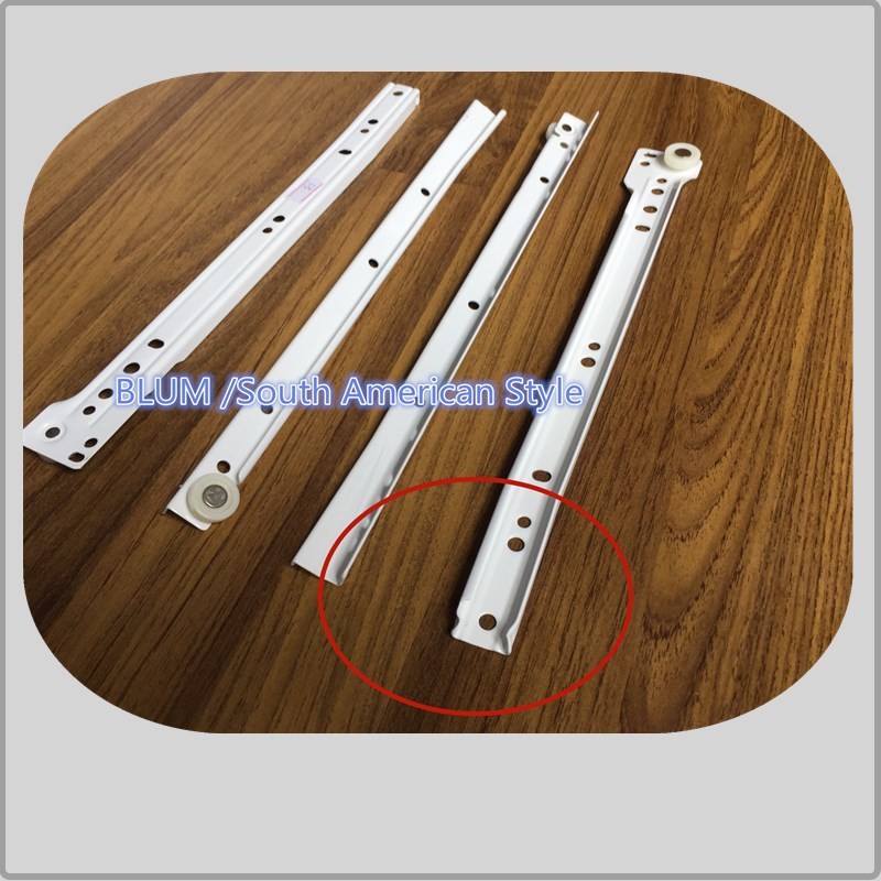 Ivory Color Bathroom Cabinet Hinges , Metal Box Drawer Slides Ce Certificate