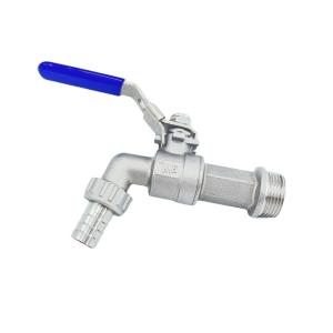 Quality Floating Ball Valve Stainless Steel Manufactory Male Thread Manual Shut Down Bibcock wholesale