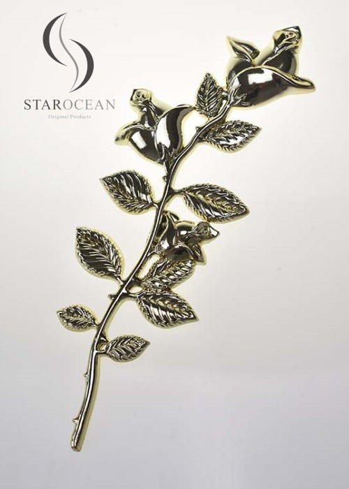 Plastic Rose Coffin Ornaments , Coffin Fittings For Coffin Lid Decoration PF13