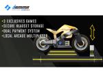 1500W VR Motorcycle Simulator SSD Drive 120G With 24 Inch LED Screen Locked Door