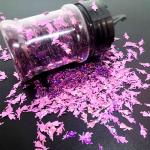 Dancing Girl Glitter Shaped DIY Manual Crystal Mud Filling Nail Art Flowers PET