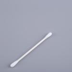 Paper Handle White Cotton Bud Swab Round Head For Cosmetic Cleaning