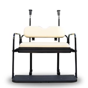 Quality Electric Beige Golf Cart Flip4 Rear Seat Kit For Club Car Precedent wholesale