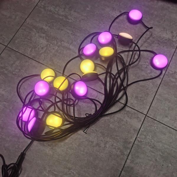 Cheap 15 Bulbs 10m RGB Other LED Lights Lawn Light Post Tuya APP Control for sale