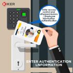 Office Electronic Employee Digital Work Badge E Ink No Battery NFC Display Name