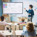6 In One 98 Inch Board Digital Interactive Boards For School