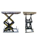 1 Ton Double Scissor Lift Tables 51.18inx32.28in Max Height 70.08in