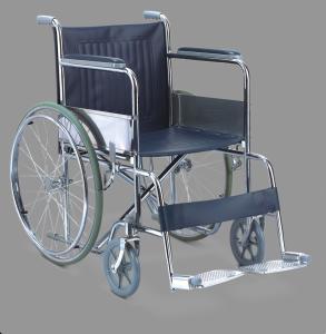 Quality Chromed Foldable Light Collapsible Wheelchair Hospital Steel Commode wholesale