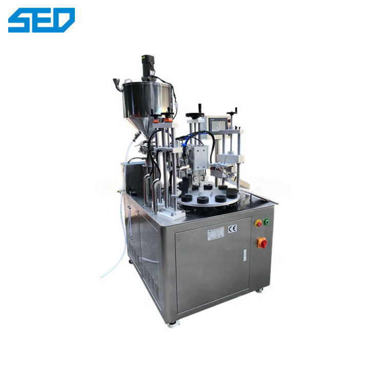 Semi Automatic Plastic Hose Filling And Sealing Machine With PLC Control