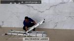 Non Insulated 16 Step 4.75m Collapsible Aluminium Ladder