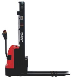 Quality pedestrian Type battery electric JAC narrow aisle Stacker Light weight wholesale