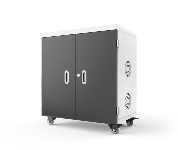 36 Bays USB Charging Cart Galvanized Sheet Tablet Charging Cabinet