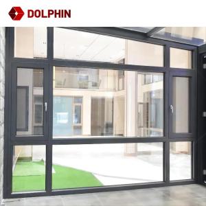 Quality Waterproof Double Glazed Aluminium Casement Windows Tilt And Turn wholesale