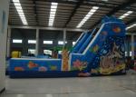 Funny Sea Theme Giant Inflatable Water Slide , Kids Inflatable Water Slide 11 X