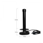F male IEC connector Black ABS Inoor Durable HDTV and FM Antenna Design Energy