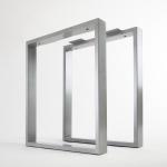 Triangle Bracket Glass Side Steel Dining Coffee Table Legs Wrought Iron Metal