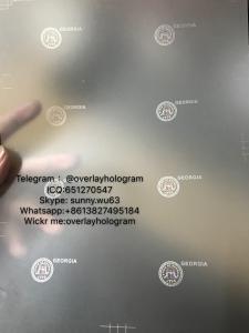 Quality Georgia ID state OVI overlay GA sticker wholesale