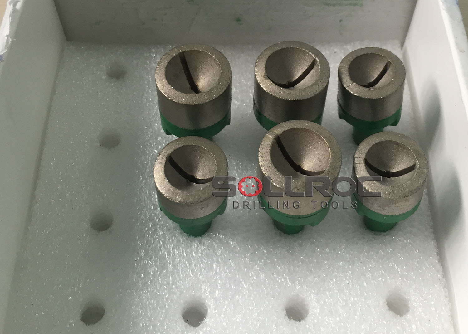 9mm Shank Grinding Cups Button Bit Grinder For Ballstic And Domed Button