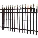 Garden Aluminum Railings Exterior Balustrade Fencing 100mph Wind Resistance