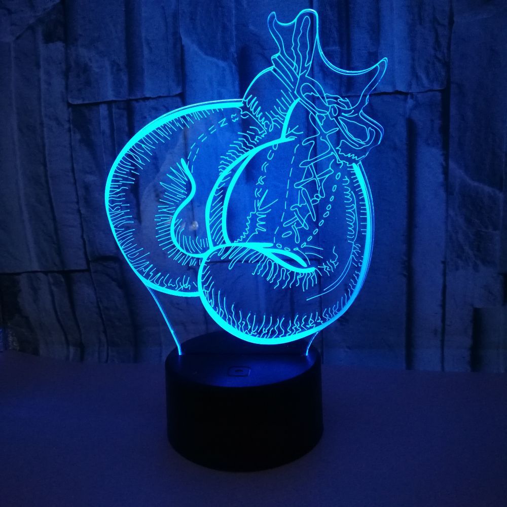 Custom OEM company logo sports explosion models boxing gloves 3D colorful night lights lamp
