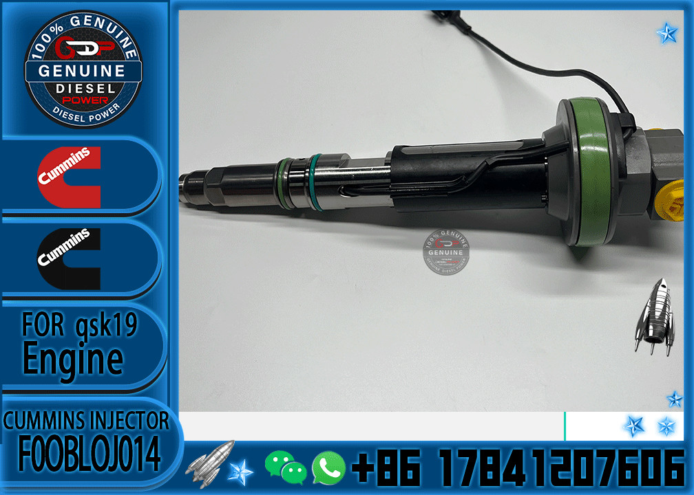 Remanufactured fuel injector F00L0J019 4964170 F0OBLOJ014 FOR Engine SK19 QSK38 QSK50 QSK60 F0OBJ00004 F0OBJOO001