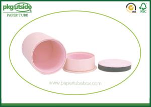 Quality Pink Paperboard Cosmetic Packaging , Custom Paperboard Push Up Tubes wholesale