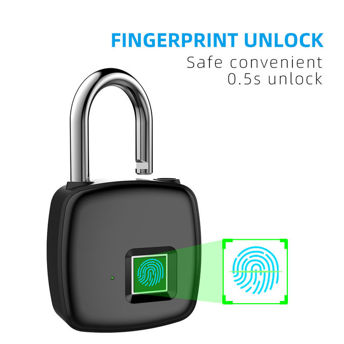 P30 TUYA APP Fingerprint Cabinet Locks Smart Digital Padlock