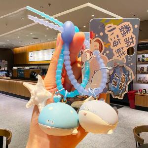 Quality Handbag Charms Sea Fish Cartoon Keychain Kawaii Animal Keychains For Girls And Women wholesale